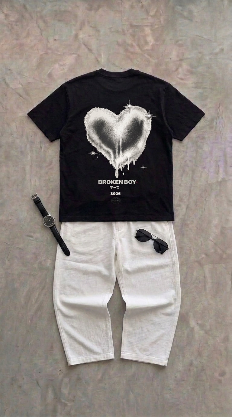 Playera BOKO — WHITE HEART