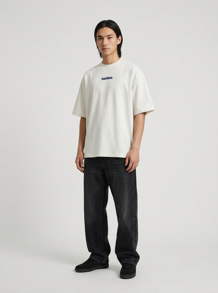 Playera BOKO — BAD IDEA BLANCO
