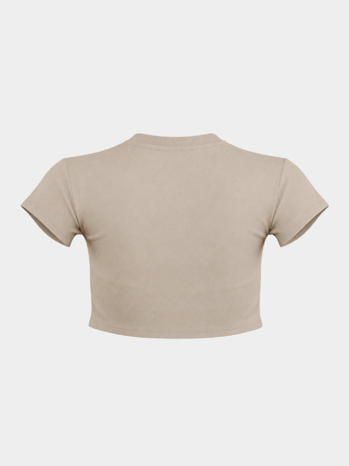 BASIC CROP BEIGE espalda