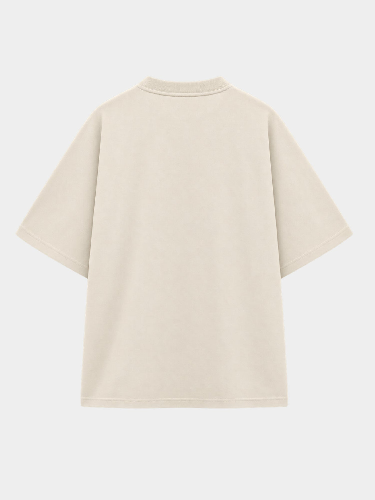 BASIC TEE BEIGE espalda