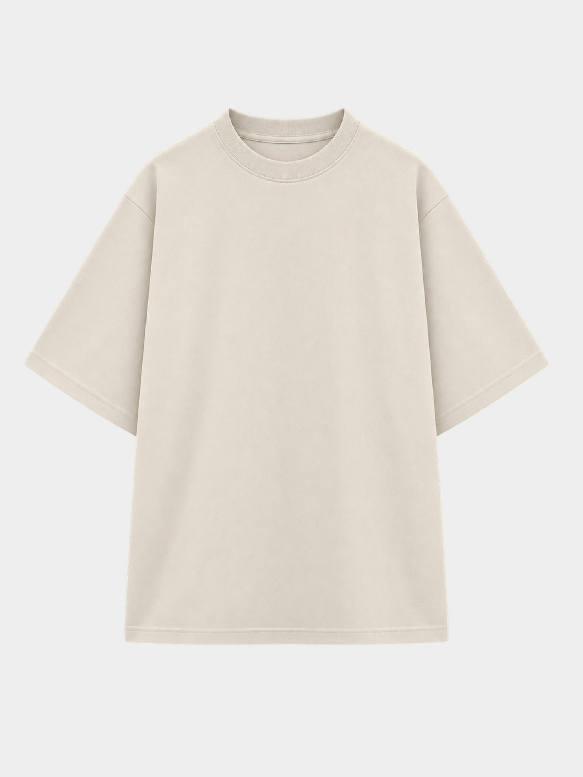 BASIC TEE BEIGE frente