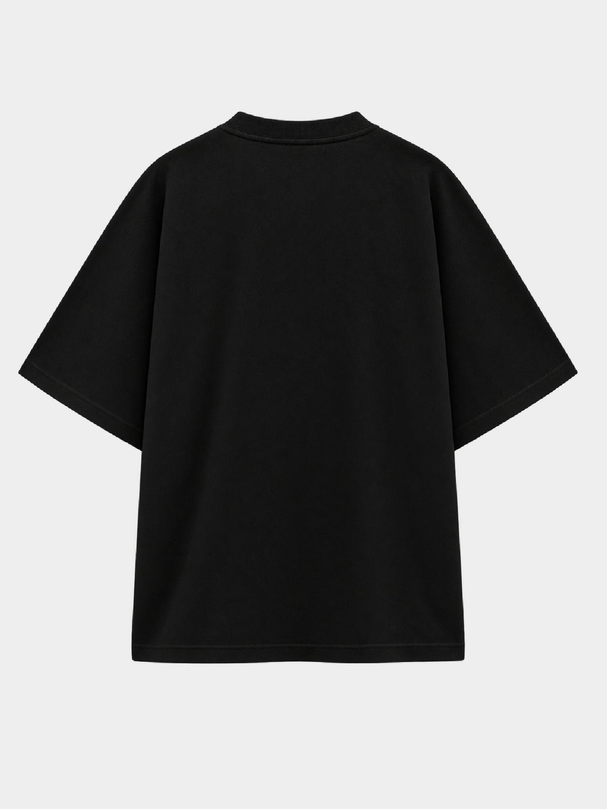 BASIC TEE BLACK espalda