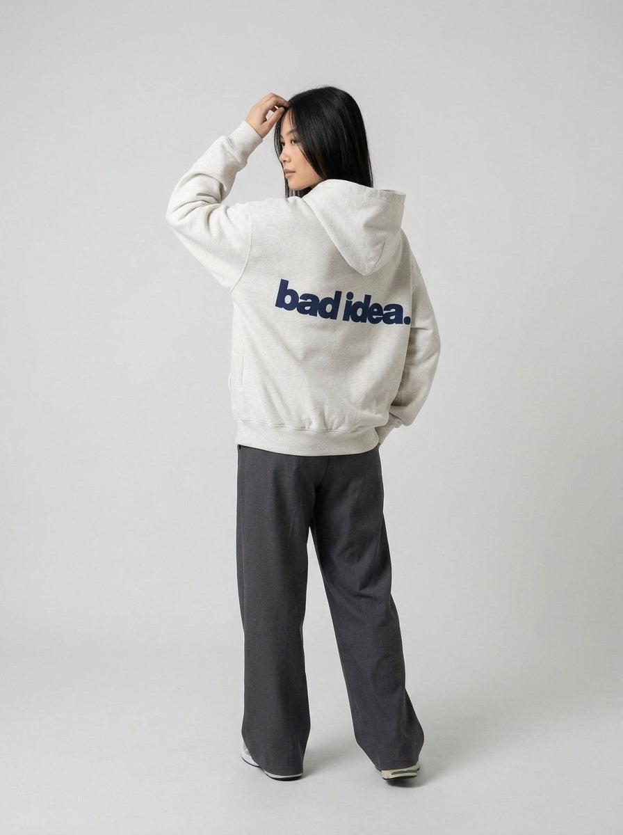 Sudadera con capucha BOKO — BAD IDEA — NO REGRETS