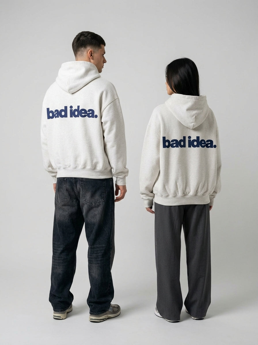 Sudadera con capucha BOKO — BAD IDEA — NO REGRETS