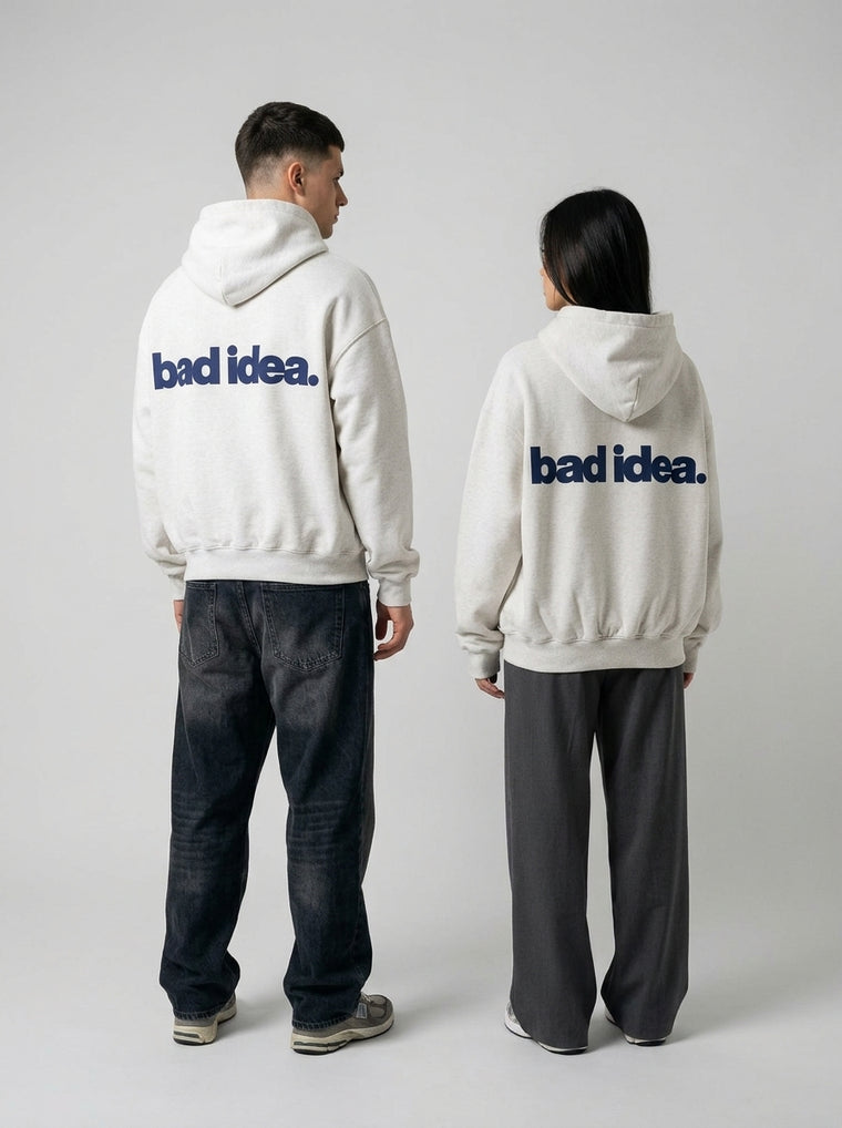 Sudadera con capucha BOKO — BAD IDEA — NO REGRETS