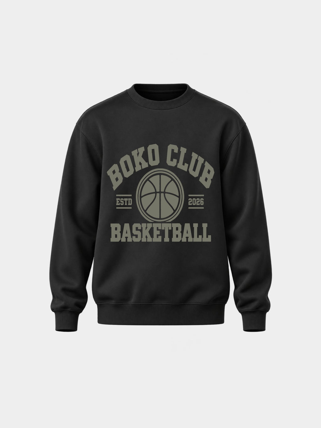BOKO CLUB BASKETBALL — BLACK manga larga unisex
