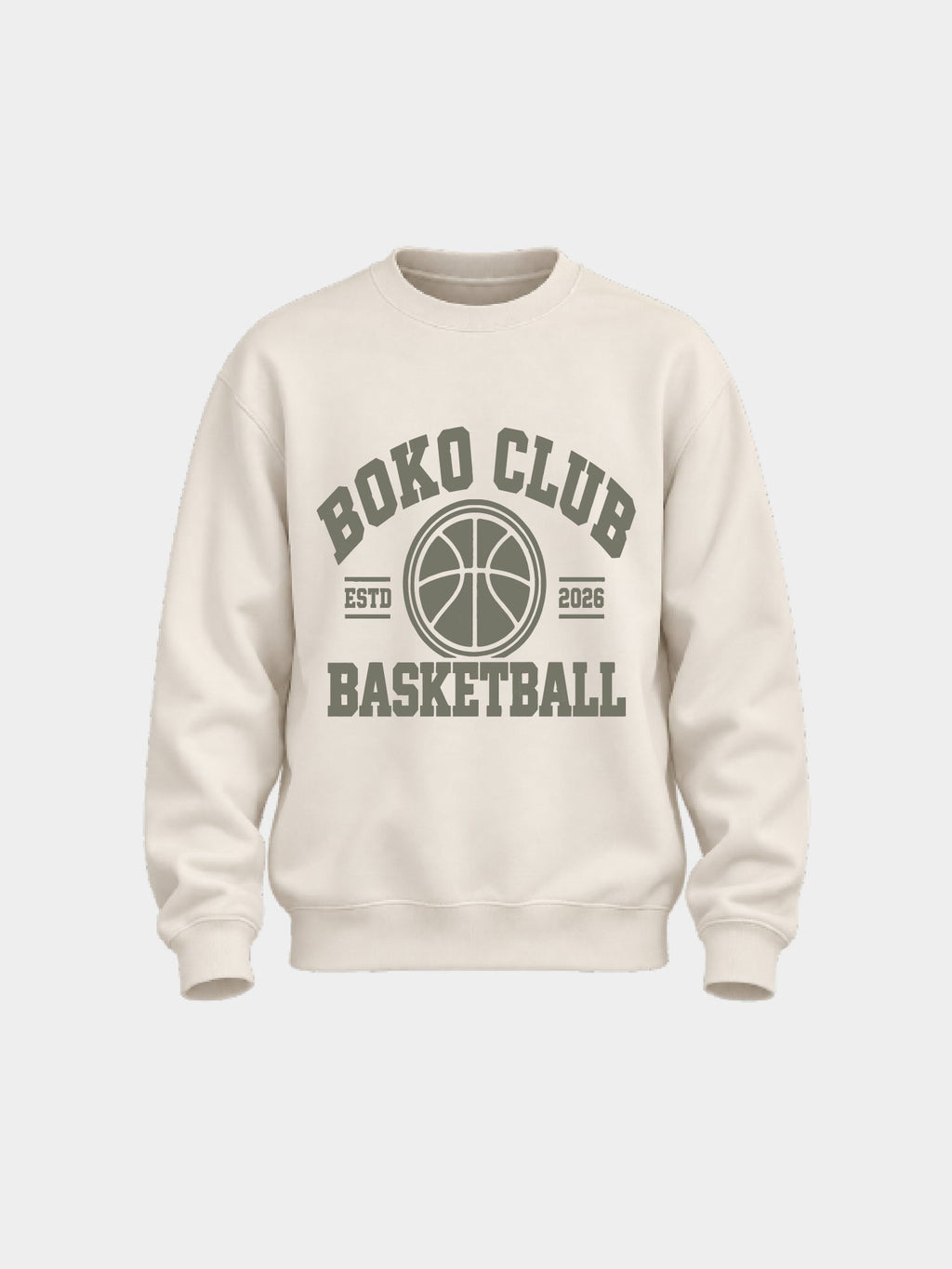 BOKO CLUB BASKETBALL — VANILLA manga larga unisex
