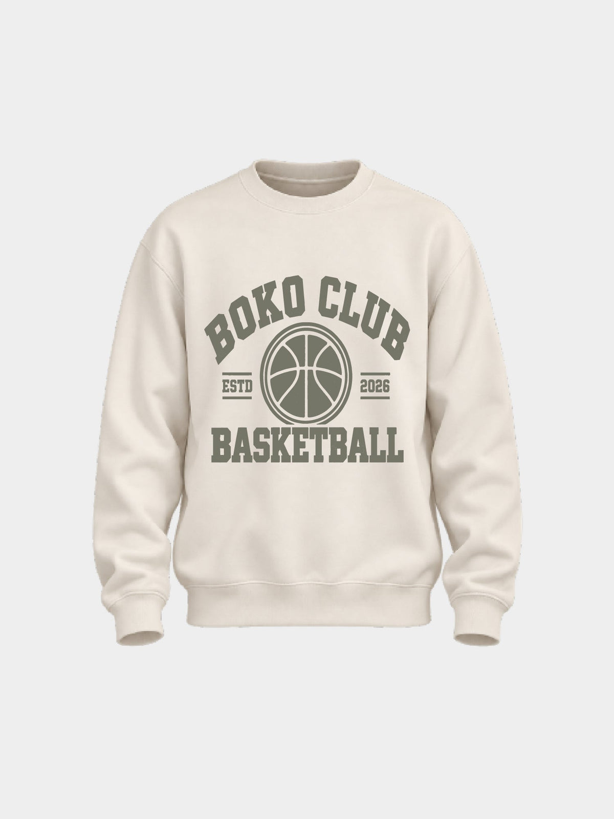 BOKO CLUB BASKETBALL — VANILLA manga larga unisex