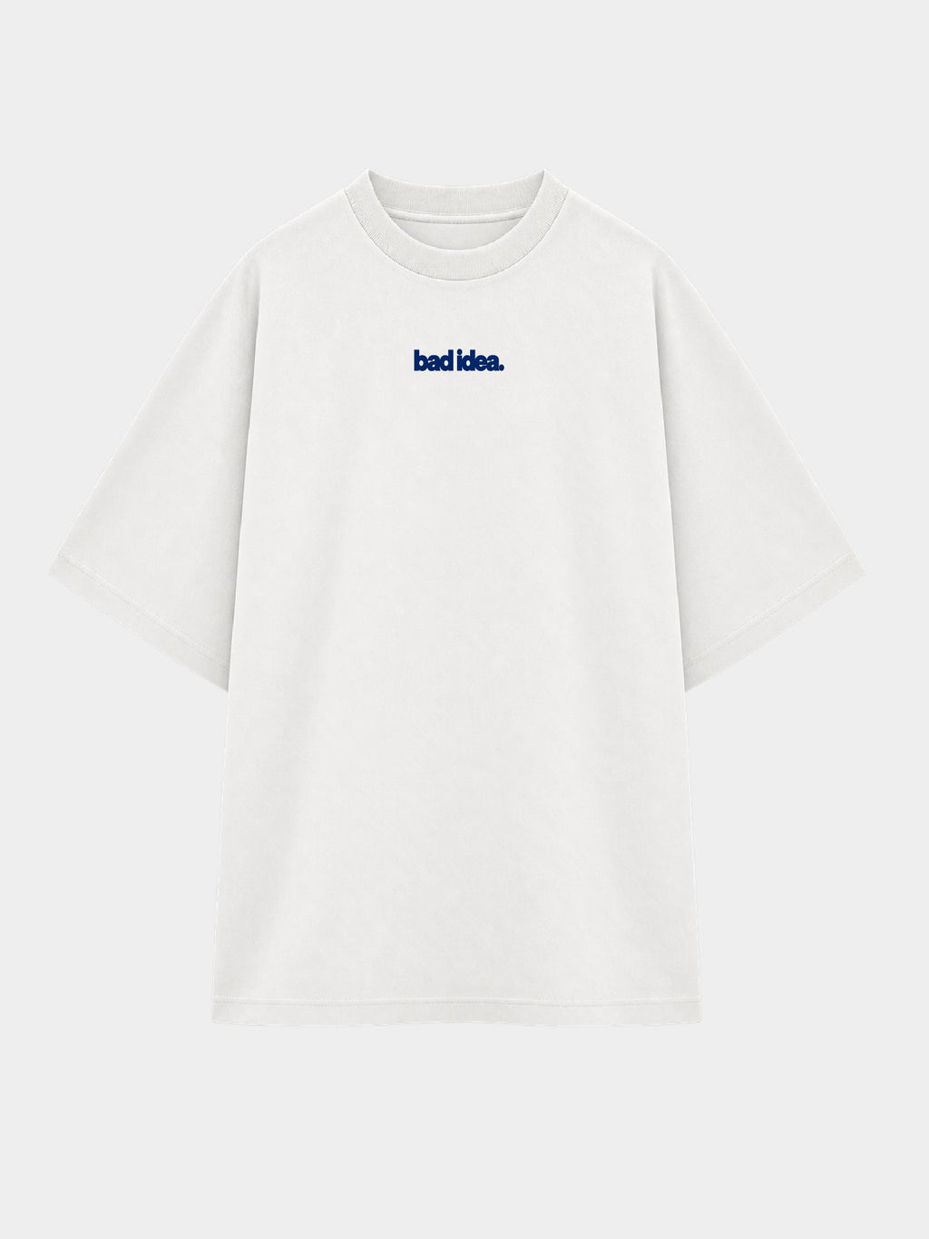 BAD IDEA WHITE playera UNISEX BOKO