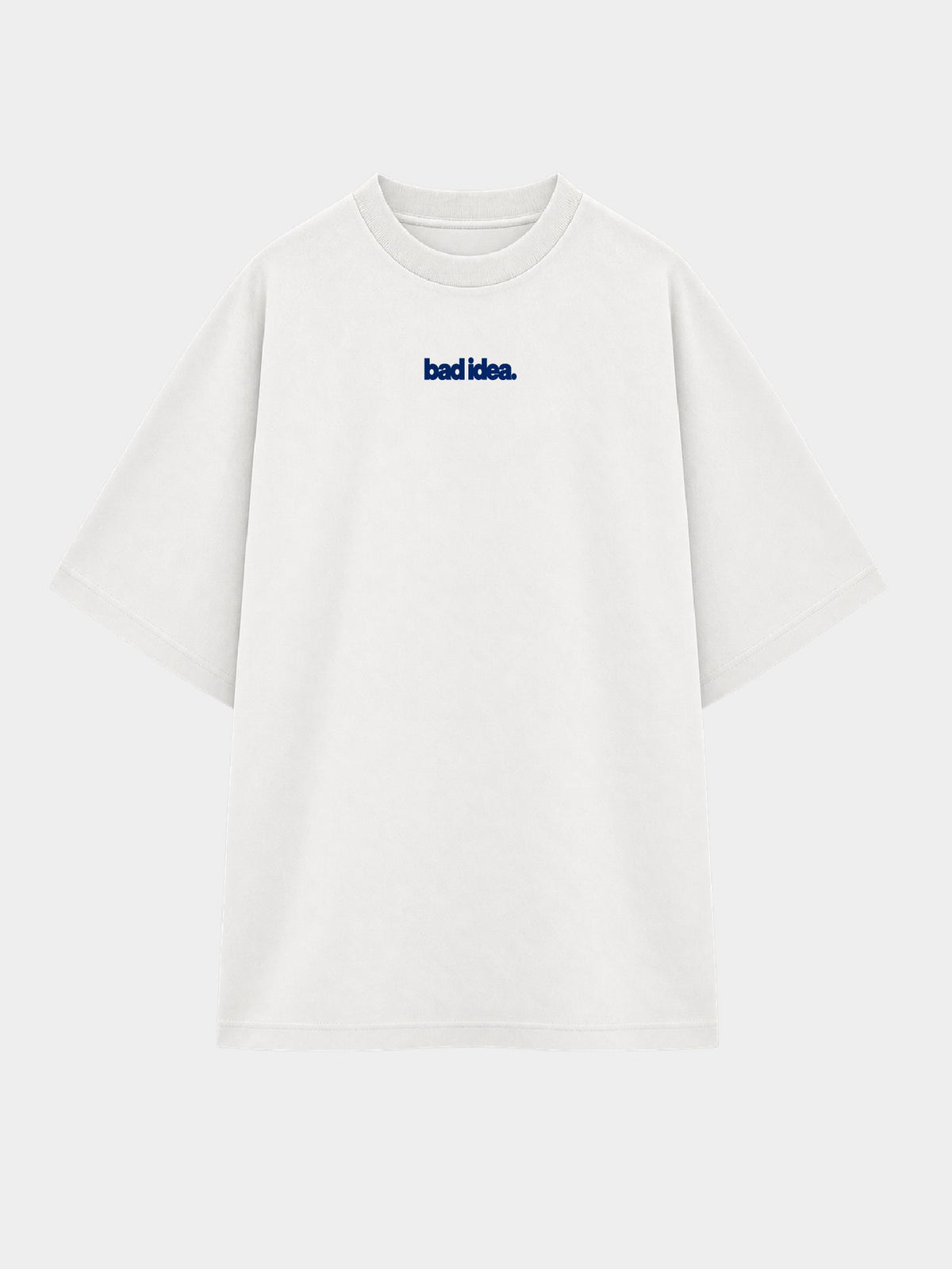 BAD IDEA WHITE playera UNISEX BOKO